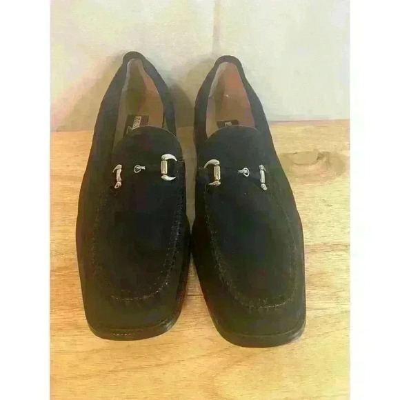 Zengara Men\'s Black Shoes Elegant Dressy Slip-On Leather Loafers - Size 8.5‎ main image 11